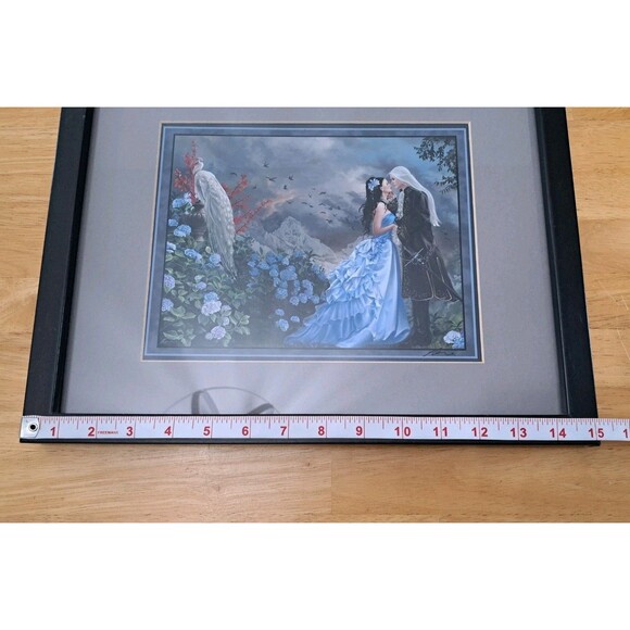 Nene Thomas "Lovers" Signed Framed Print Fantasy Art - Picture 5 of 8